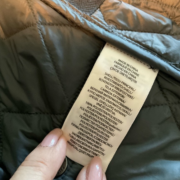 Polo Ralph Lauren Slate Grey Quilted Repellent Field Jacket NWOT, Size XL TG - Picture 9 of 14